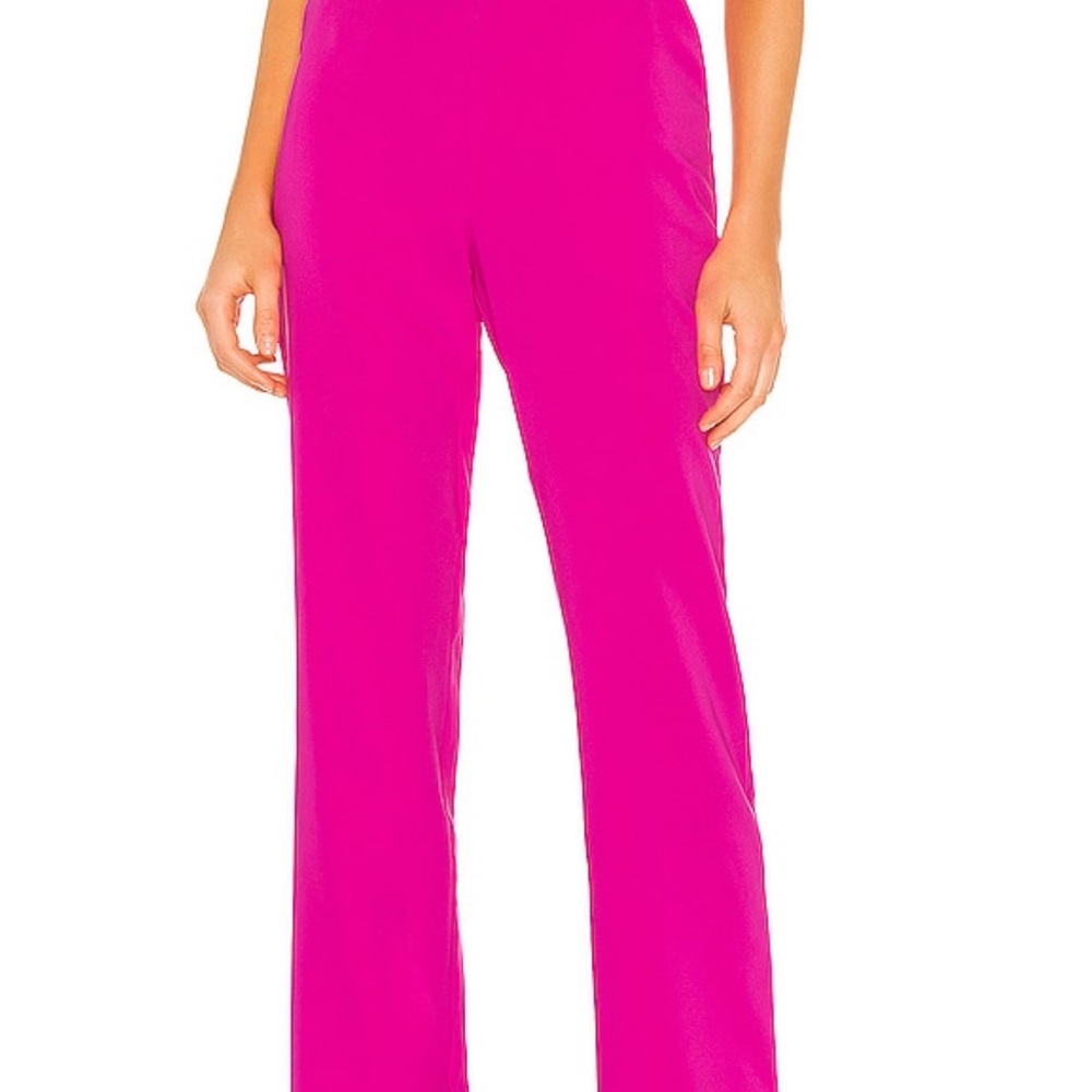 NBD Fuchsia Wide Leg Pants